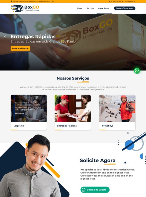 Site completo e profissional